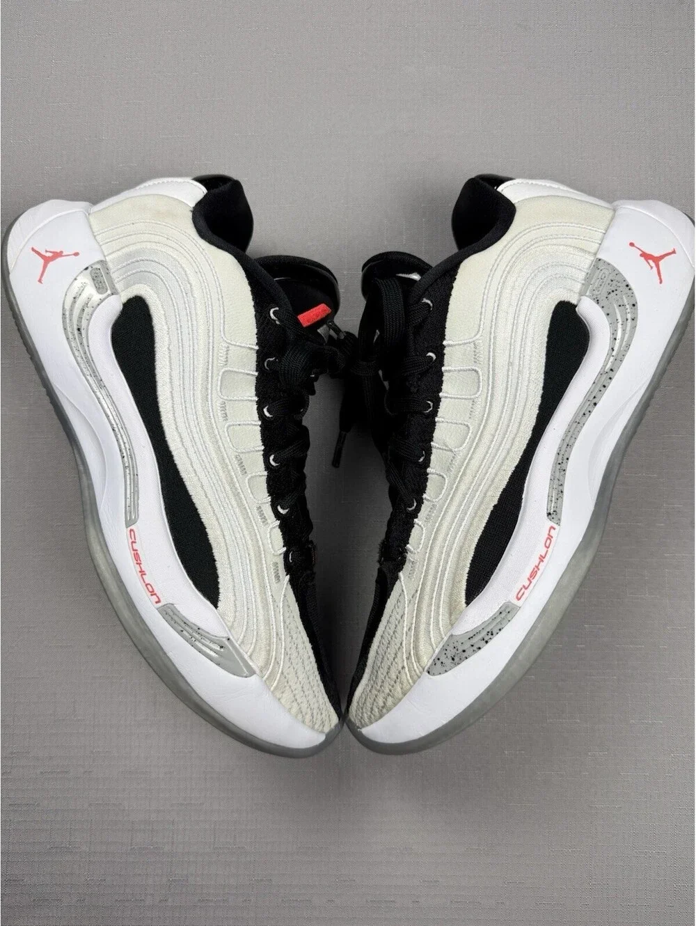 Jordan Luka 4 Size 8 White Black Bright Crimson HF0823-101 Basketball Shoes Box